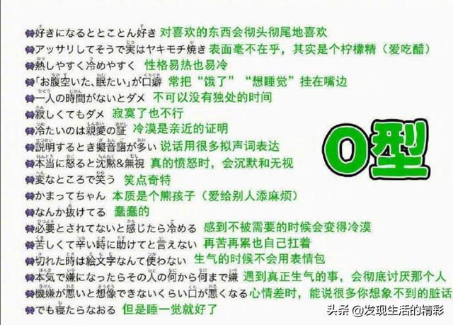 看下你的血型性格 國外針對a型 B型 O型 Ab型血進行性格研究 頭條新聞