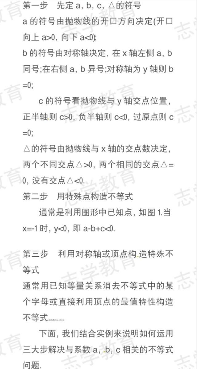 二次函數的係數不等式問題 常出現於選擇填空壓軸題 收藏備用 頭條新聞